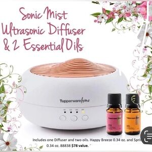 Tupperware Sonic Mist Ultrasonic Diffuser